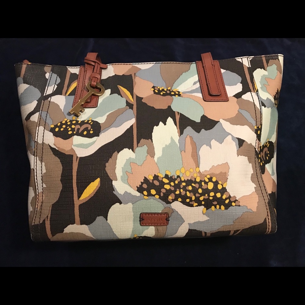 Fossil Bag, flowers